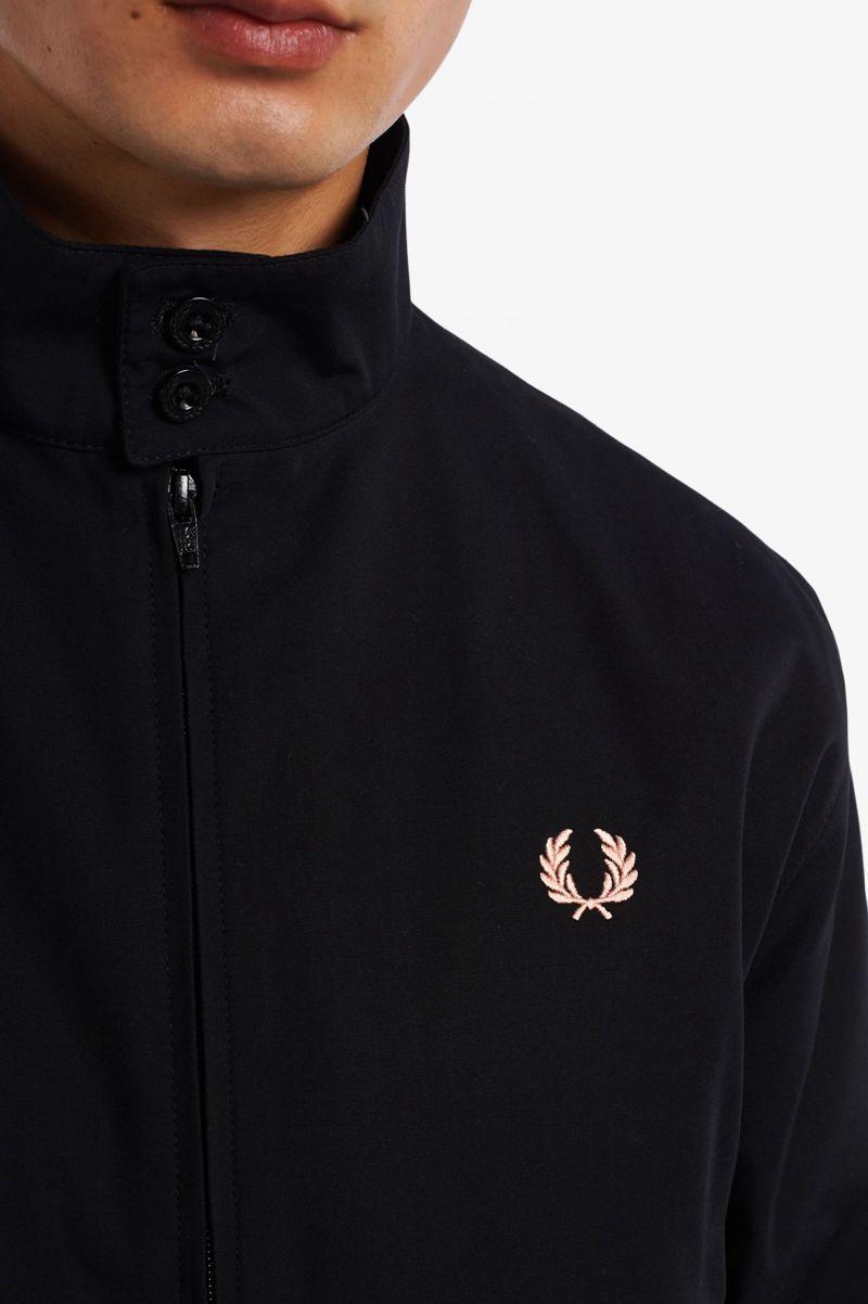 Black Fred Perry J2837 Men's Jackets | PH 1199DFMN